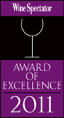 Wine Spectator Award of Excellence color